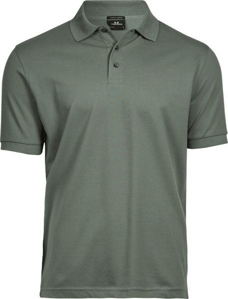 Zoom bild av Luxury stretch polo Leaf Green