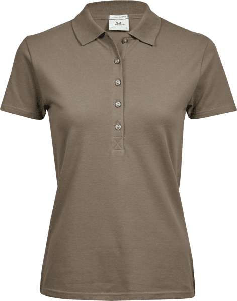 Zoom bild av Women's Luxury Stretch Polo Clay