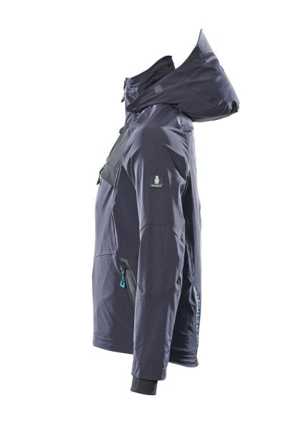 Zoom bild av Skaljacka, mörk marin/svart