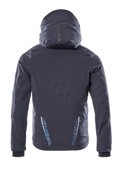 Zoom bild av Skaljacka, mörk marin/svart