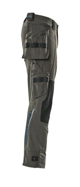 Zoom bild av Byxor med hängfickor, mörk antracite