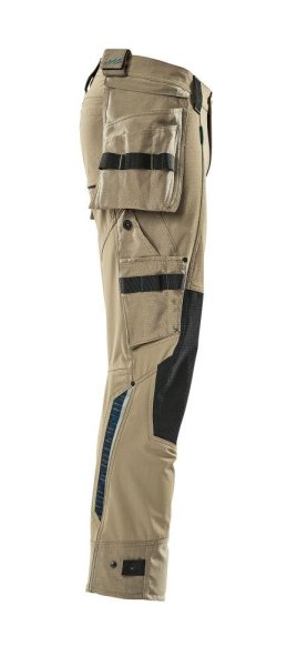 Zoom bild av Byxor med hängfickor, ljuskaki