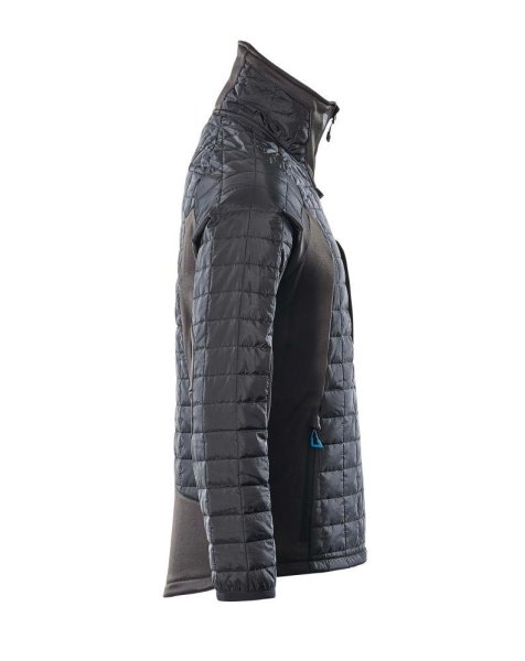 Zoom bild av Termojacka, svart/mörk antracite