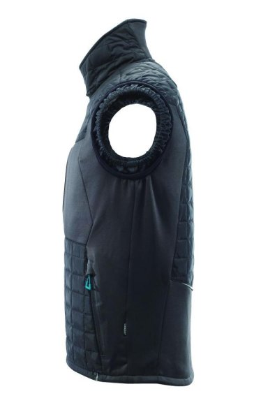 Zoom bild av Termoväst, svart/mörk antracite