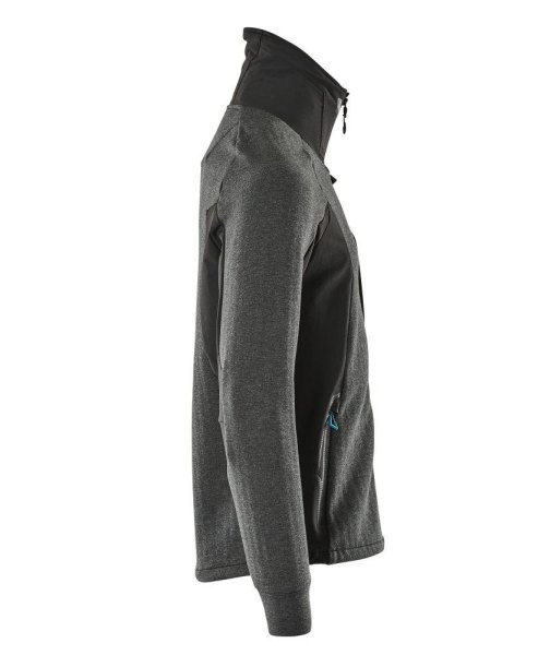 Zoom bild av Sweatshirt med blixtlås, svart