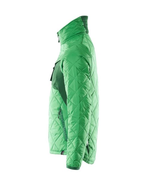 Zoom bild av Termojacka, gräsgrön/grön