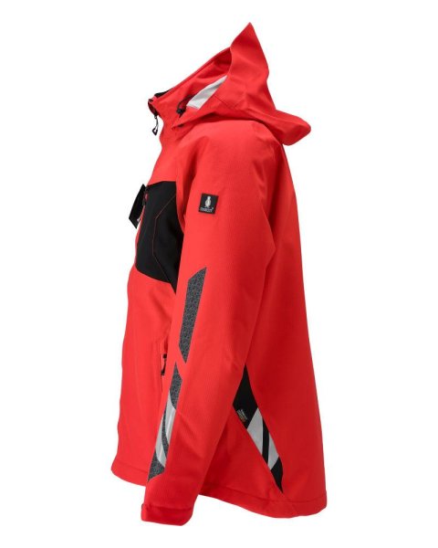 Zoom bild av Vinterjacka, signal röd/svart