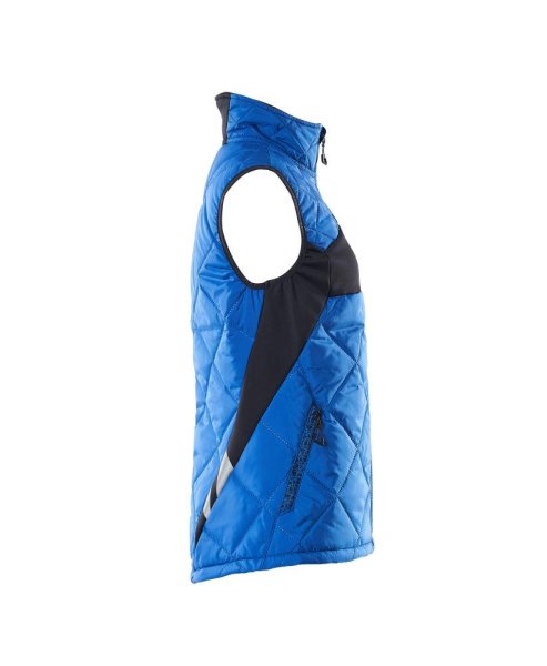 Zoom bild av Dam termoväst, azurblå/mörk marin