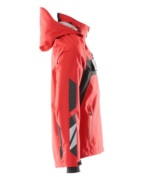 Zoom bild av Skaljacka, signal röd/svart