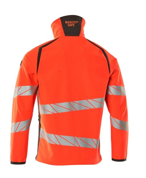 Zoom bild av Softshelljacka, röd/mörk antracite