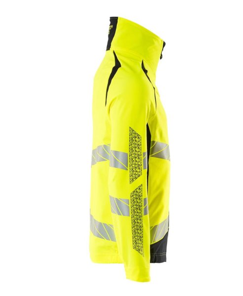 Zoom bild av Stretchjacka, gul/mörk marin