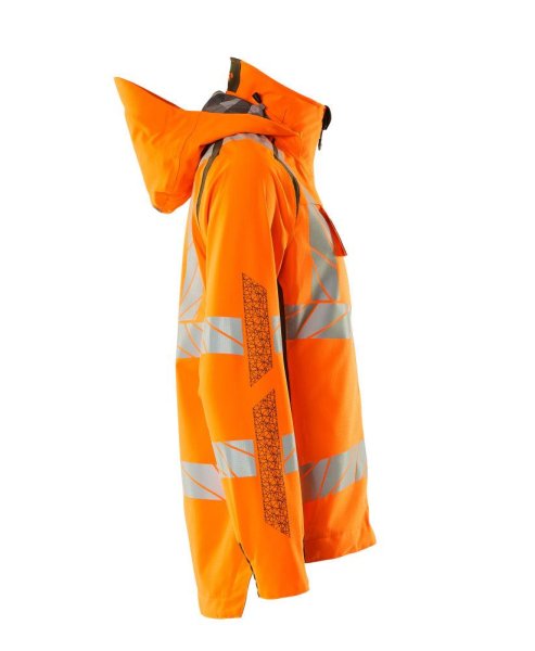 Zoom bild av Dam skaljacka, orange/mossgrön