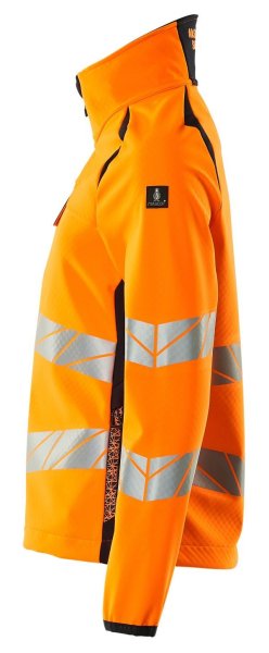 Zoom bild av Softshelljacka varsel dam, orange/marin