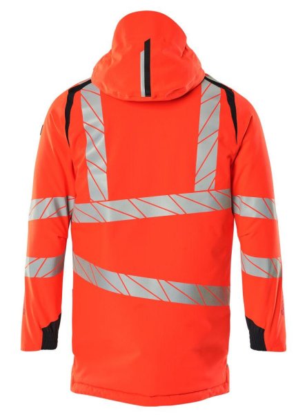 Zoom bild av Parkas, röd/mörk marin