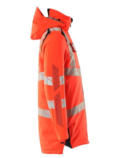 Zoom bild av Parkas, röd/mörk marin