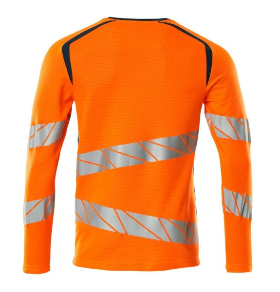 Zoom bild av Långärmad t-shirt, orange/petrolium