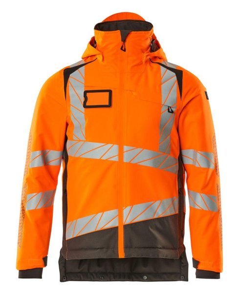 Zoom bild av Vinterjacka, orange/mörk antracite