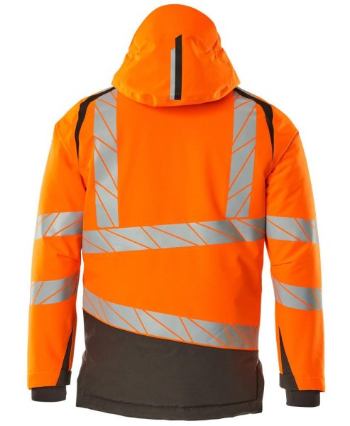 Zoom bild av Vinterjacka, orange/mörk antracite