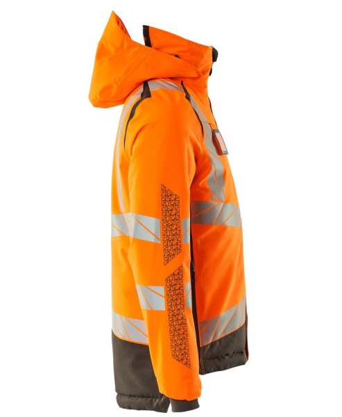 Zoom bild av Vinterjacka, orange/mörk antracite