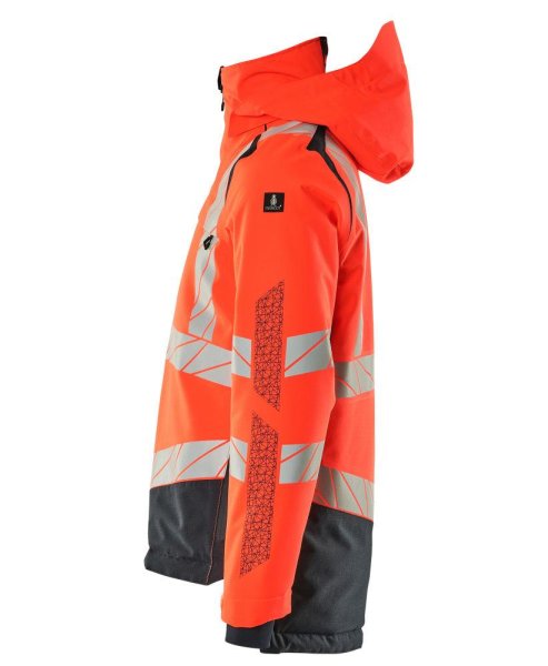 Zoom bild av Vinterjacka, röd/mörk marin