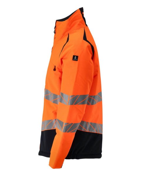 Zoom bild av Vinterjacka, orange/mörk marin