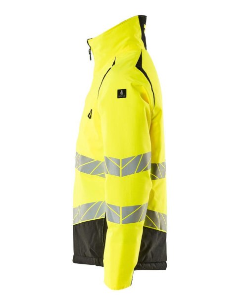 Zoom bild av Vinterjacka, gul/svart