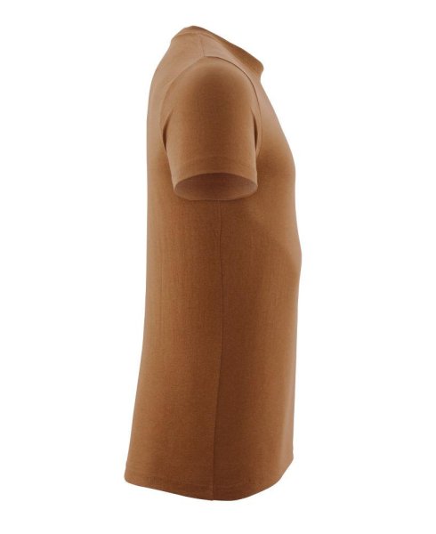 Zoom bild av Kortärmad t-shirt premium, nötbrun