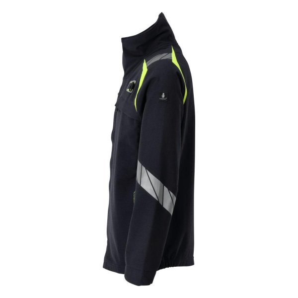 Zoom bild av Jacka, mörk marin/gul