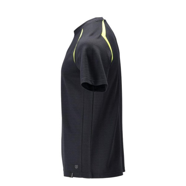 Zoom bild av T-shirt kortärmad, mörk marin/gul