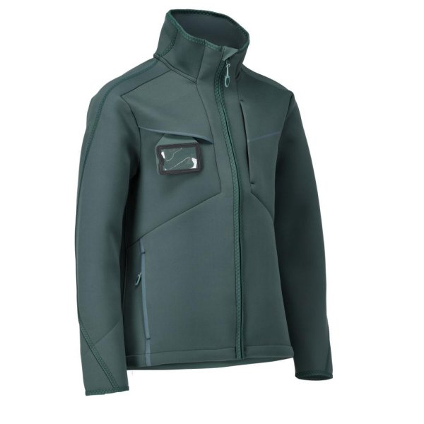 Zoom bild av Softshelljacka, Herr | Skogsgrön