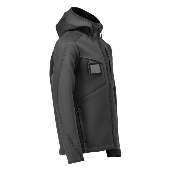 Zoom bild av Softshelljacka med huva Herr | Svart