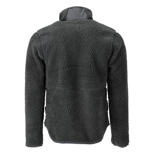 Zoom bild av Fiberpälsjacka med blixtlås Herr | Stengrå