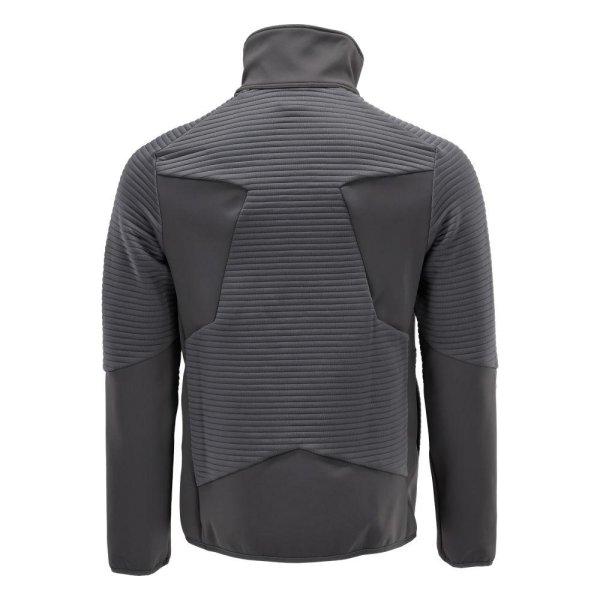 Zoom bild av Fleecetröja med blixtlås | Stengrå