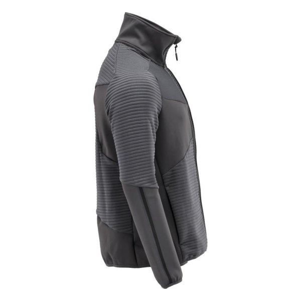 Zoom bild av Fleecetröja med blixtlås | Stengrå