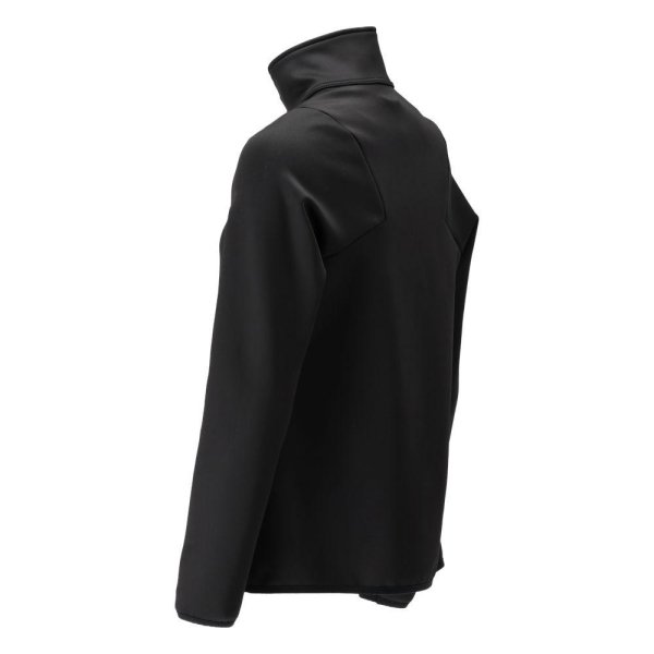 Zoom bild av Fleecetröja med blixtlås Dam | Svart