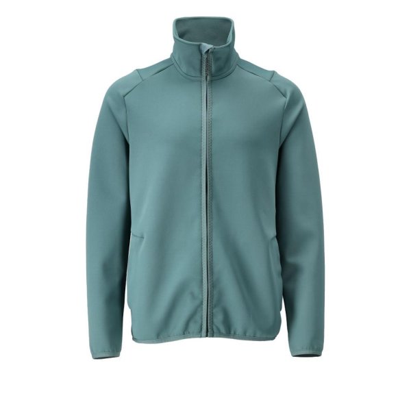 Zoom bild av Fleecetröja med blixtlås Herr | Ljus Skogsgrön