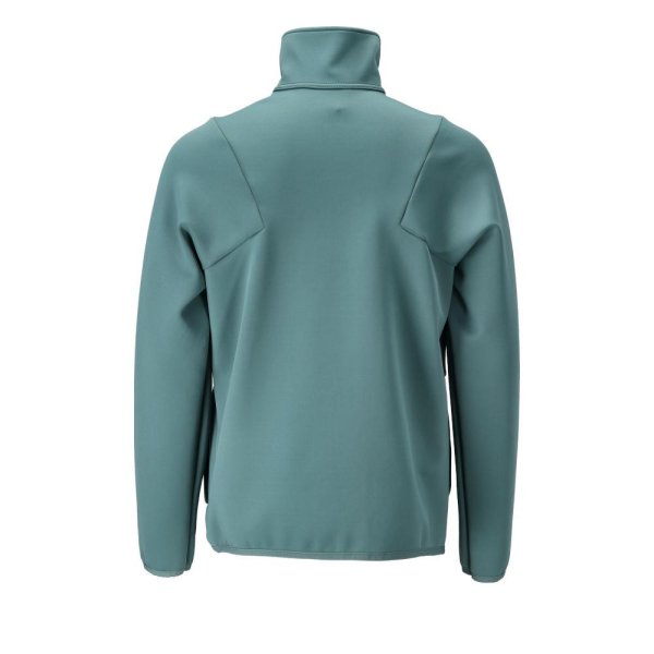 Zoom bild av Fleecetröja med blixtlås Herr | Ljus Skogsgrön