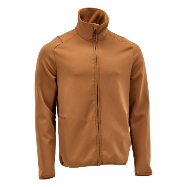 Zoom bild av Fleecetröja med blixtlås Herr | Nötbrun