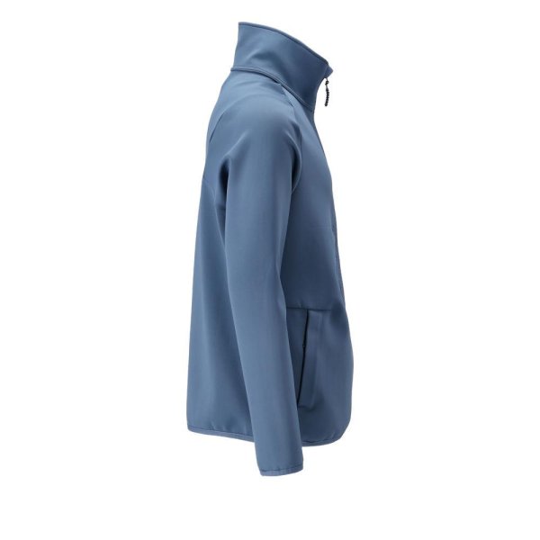 Zoom bild av Fleecetröja med blixtlås Herr | Stenblå