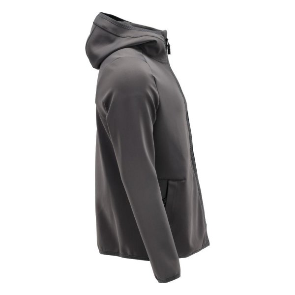 Zoom bild av Fleecetröja med huva, Herr | Stengrå