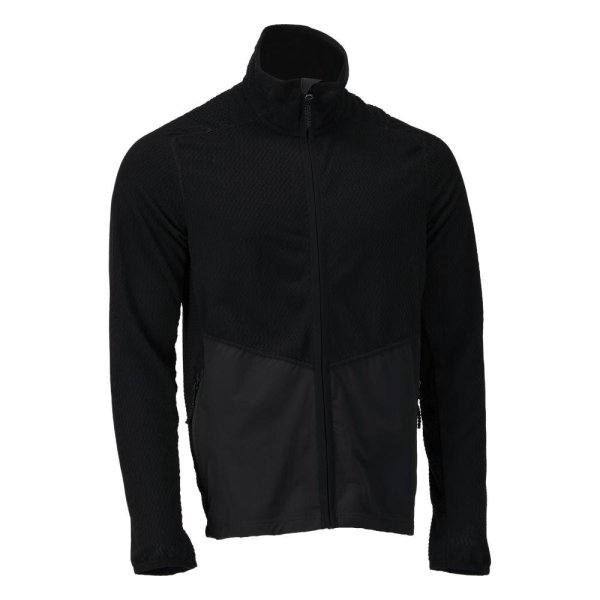 Zoom bild av Mikrofleece tröja med blixtlås Herr | Svart