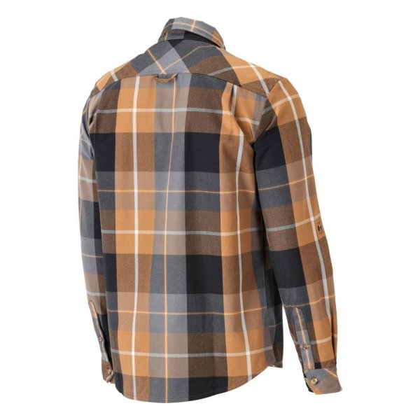 Zoom bild av Rutig Skjorta Herr | Nötbrun