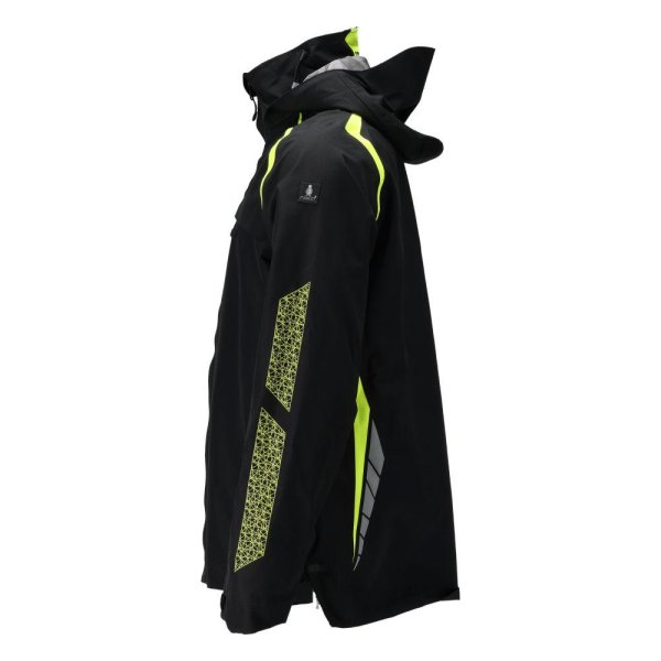 Zoom bild av Skaljacka, svart/gul