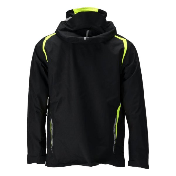 Zoom bild av Skaljacka, svart/gul