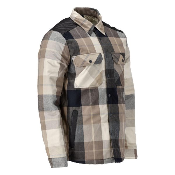 Zoom bild av Skjorta med fiberpälsfoder Herr | Mörk Sand