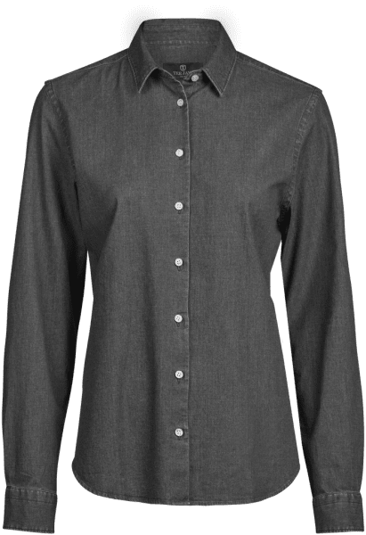 Zoom bild av Women's Denim Shirt Black