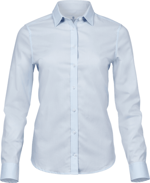 Zoom bild av Women's Stretch Luxury Shirt Light Blue