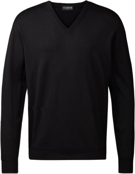 Zoom bild av Milan mens pullover v-neck, black