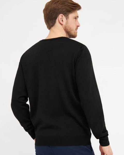 Zoom bild av Milan mens pullover v-neck, black