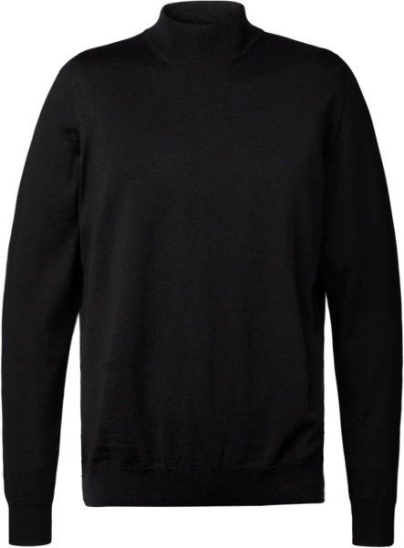 Zoom bild av Milan mens turtle neck pullover, black